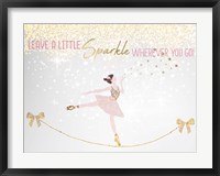 Framed Leave a LIttle Sparkle v1