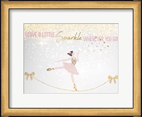 Framed Leave a LIttle Sparkle v1