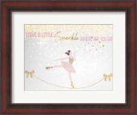 Framed Leave a LIttle Sparkle v1