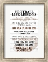 Framed Football Life