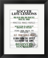 Framed Soccer Life