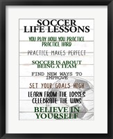 Framed Soccer Life