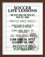 Framed Soccer Life