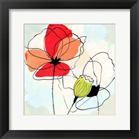 Poppy Square 1 Framed Print