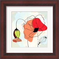 Framed Poppy Square 2