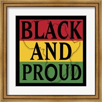 Framed Black And Proud 1