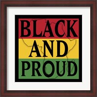 Framed Black And Proud 1