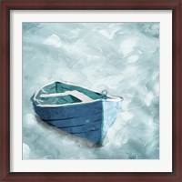 Framed Lonely Boat