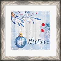 Framed Christmas Believe