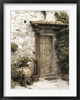 Framed Montefioralle Door