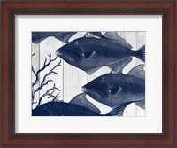 Framed Blue Fish