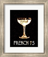 Framed Vintage French 75