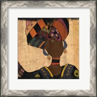 Framed Ethnic Elegance I