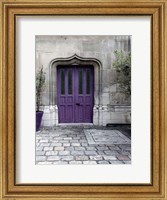 Framed Purple Door 4