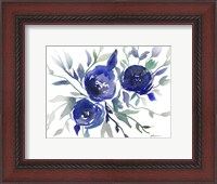 Framed Blue Roses