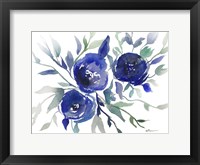 Framed Blue Roses
