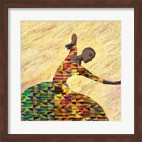 Framed Kente Dancer 1