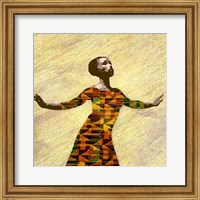 Framed Kente Dancer 2