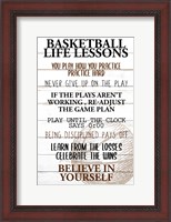 Framed Basketball Life