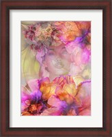 Framed Girl In Flowers