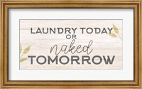 Framed Laundry or Naked