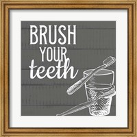 Framed Brush Your Teeth