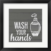 Framed Wash Your Hands