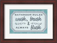 Framed Wash Brush Flush