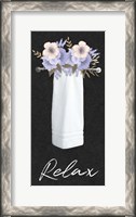 Framed Relax Floral Towel