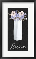 Framed Relax Floral Towel