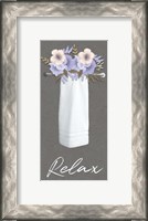 Framed Relax Floral Towel 2