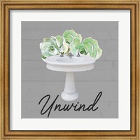 Framed Unwind Succulent