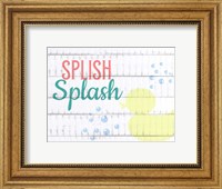 Framed Splish Splash