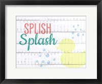 Framed Splish Splash