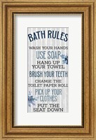 Framed Bath Rules