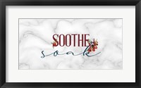 Framed Soothe Soak Panel