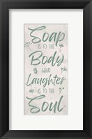 Framed Soap And The Soul