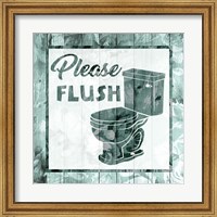 Framed Please Flush