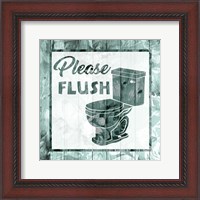Framed Please Flush