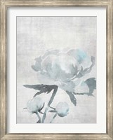 Framed Watercolor Blooms 1 2.0 Blue