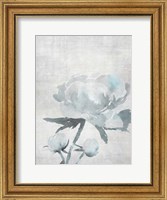 Framed Watercolor Blooms 1 2.0 Blue