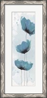 Framed Blue Poppies 1