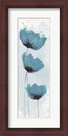 Framed Blue Poppies 2