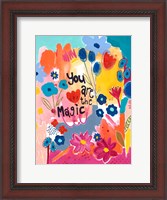 Framed You Are The Magic Floral