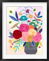 Framed Cotton Candy Floral