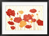 Framed Spring Poppies