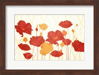 Framed Spring Poppies