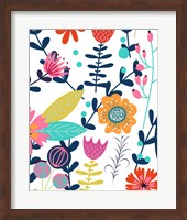 Framed Colorful Floral 2