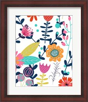 Framed Colorful Floral 2