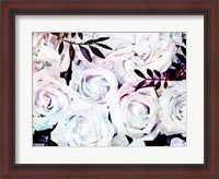 Framed Iridescent Floral 2